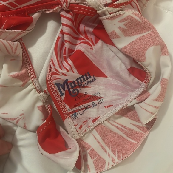 Red and white show me your mumu bikini - Picture 5 of 5